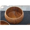 Image 2 : KOA WOOD BOWLS & LEAF TRAY (5 PCS)