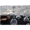 Image 8 : ASSORTED DECANTERS & COVERED PEDESTAL DISHES (5 PCS)