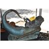 Image 1 : BRONZE MERMAID SCULPTURE (33" X 23")