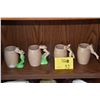 Image 1 : CERAMIC STRIPPER MUGS (KNOCK OFFS OF DOROTHY KINDELL) (4 PCS)