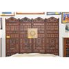 Image 1 : 4 PANEL TEAK ROOM DIVIDER (80" X 20 1/4" PER PANEL)