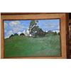 Image 2 : KOA FRAMED ORIGINAL ACRYLIC, "ROAD TO HAWI" BY CAROL FANNING (31" X 33")