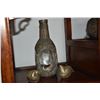 Image 2 : SILVER TURTLE & BIRD BOXES & VINTAGE DECANTER W/ORNATE OVERLAY (3 PCS)