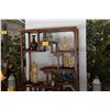 Image 1 : VINTAGE CHINESE ELM DISPLAY CABINET W/1 DRAWER & 2 DOOR STORGE (39" X 87 1/2")
