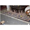 Image 2 : POLYCHROME ORIENTAL WOOL RUG (104" X 61")