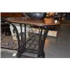 Image 2 : WINE TASTING TABLE W/WINE STORAGE
