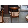 Image 8 : MID CENTURY DINING TABLE,6 CHAIRS, 3 LEAVES & TABLE COVERS