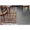 Image 2 : HAND KNOTTED TURKISH KAYSERI FLOS CARPET, MEDALLION DESIGN (59" X 88")