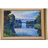Image 2 : FRAMED IGOR PRYLUTSKI PAINTING, "MOSCOW RIVER" (34 1/2" X 27")