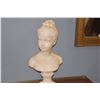 Image 2 : VINTAGE CHALKWARE GIRL BUST BY ALEXANDER BACKER CO. (16")