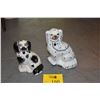 Image 1 : ANTIQUE STAFFORDSHIRE DOGS (2 PCS)