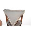 Image 2 : ANTIQUE ART NOUVEAU 3 TIERED STAND, BRONZE & WOOD (33 1/2")