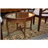 Image 2 : SIDE TABLE W/REMOVEABLE GLASS TRAY