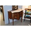 Image 1 : BOMBE 2 DRAWER CHEST W/MARBLE TOP & ORMOLU