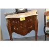 Image 2 : BOMBE 2 DRAWER CHEST W/MARBLE TOP & ORMOLU