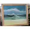 Image 1 : FRAMED OIL ON CANVAS, SEASCAPE; SIGNED S. TAKARA (SEIKICHI) (44" X 38")