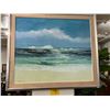 Image 2 : FRAMED OIL ON CANVAS, SEASCAPE; SIGNED S. TAKARA (SEIKICHI) (44" X 38")