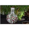Image 2 : LARGE CHINESE CLOISONNE VASE, "PEACHES" 15 1/2") (DOES NOT INCLUDE STAND)
