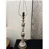 Image 2 : MARBLE & BRASS TABLE LAMPS (PAIR) (DOES NOT INCLUDE SHADES)