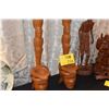 Image 1 : WOOD CARVED TOTEM LADLES (2 PCS)