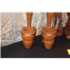 Image 2 : WOOD CARVED TOTEM LADLES (2 PCS)