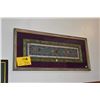 Image 1 : FRAMED SILK EMBROIDERY (29" X 13")