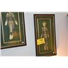 Image 1 : SHADOW BOX FRAMED COIN FIGURES (2 PCS)