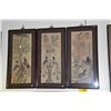 Image 2 : FRAMED CHINESE WATERCOLOR PAINTING, FLORAL & BIRDS (3 PCS)