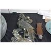 Image 2 : LARGE JADE CHINESE PHOENIX CARVINGS W/STANDS & ORIGINAL BOXES (21")