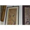 Image 2 : FRAMED CHINESE WATERCOLOR PAINTING, FLOWERS & BIRDS