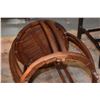 Image 4 : BARREL SHAPED TEAK TABLES (PAIR)