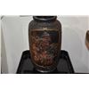 Image 2 : JAPANESE CERAMIC VASE, LANDSCAPE MOTIF (12 1/2")