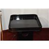 Image 2 : JAPANESE BLACK LACQUER OFFERING TRAYS (PAIR)