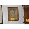 Image 1 : FRAMED BASEBALL PRINTS (SANDY KOFAX & NORMAN ROCKWELL) (2 PCS)