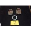 Image 1 : OVAL BRONZE BOWLS & BAN CHIENG BRONZE BRACELET (3 PCS)