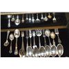 Image 2 : ASSORTED STERLING SPOONS, FORKS & TONGS (987 G) (37 PCS)