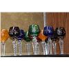 Image 2 : VINTAGE CORDIAL HOCK GLASS, CUT TO CLEAR (12 PCS)