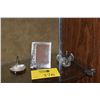 Image 1 : TIFFANY & CO. STERLING PEN HOLDER, PICTURE FRAME & SILVER & GLASS SWAN W/MOVEABLE WINGS (3 PCS)