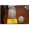 Image 1 : WEDGWOOD CLOCK & LEATHER BUBBLE FACE TEMPERATURE GUAGE (2 PCS)