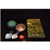 Image 1 : STERLING SILVER ABALONE SHELL & MEXICAN JADE JEWELRY (4 PCS)