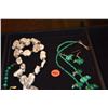 Image 2 : MALACHITE "WHITE TURQUOISE" NECKLACES (3 PCS)