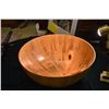 Image 2 : 17" NORFOLK PINE BOWL; SIGNED ER POTTER, 2004 (8" X 17")