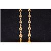 Image 2 : CARVED TOURMALINE & JADE PENDANT & 14K CHAIN W/18K BAIL (37.6 GTW)
