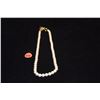 Image 1 : 14K PEARL NECKLACE, BLUE LAGOON