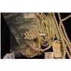 Image 2 : JAPANESE CULTURED PEARLS: 4 HANKS, 2.5 - 7 MM & 2 BAGS OF MICS. LOOSE PEARLS (6 PCS)