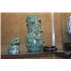 Image 4 : JADE COVERED JAR W/STAND, HIGH RELIEF WATER DRAGONS & PHOENIX W/ORIGINAL BOX (14 1/2")