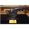 Image 1 : CHINESE JADE WINE VESSEL W/STAND & ORIGINAL BOX