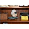 Image 1 : NAUTILUS SHELL, ASHTRAYS & WOODEN BOX (7 PCS)