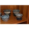 Image 2 : SHIWAN STYLE VASE, LACQUER STAND, BURLWOOD BOWLS, PEWTER & BRASS ASHTRAY & WHITE BRASS FIGURE (8 PCS