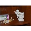 Image 2 : COLLECTION OF PORCELAIN FIGURES & PORCELAIN PLACECARD HOLDERS (11 PCS)